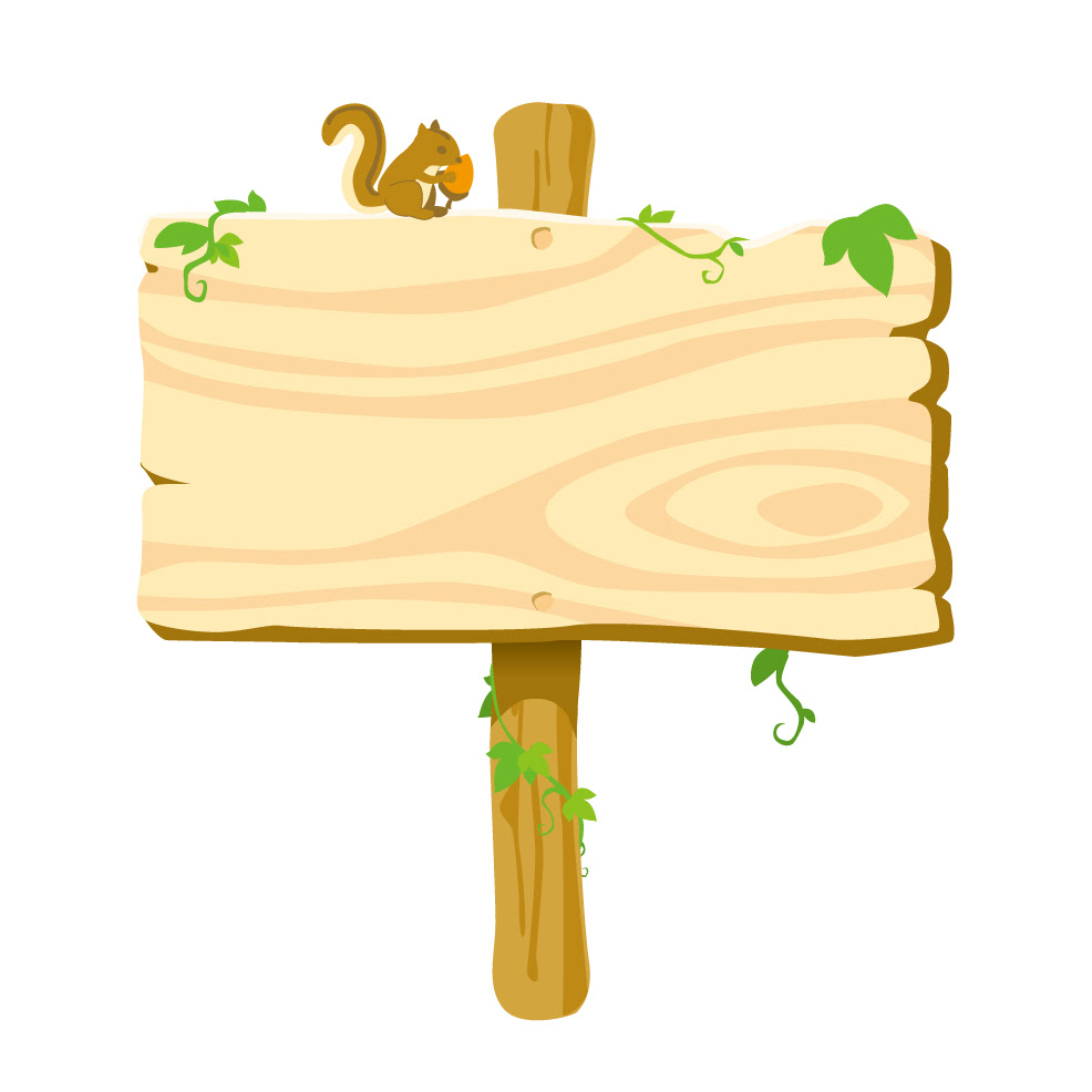 動物の島 50 素晴らしいかわいい 木 看板 イラスト