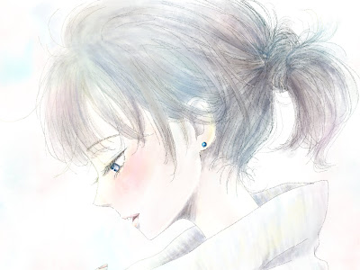 女の子 笑顔 横顔 イラスト 361213