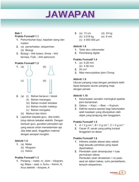 Jawapan Buku Teks Kimia Tingkatan 4 Bab 6