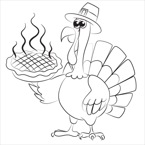 Check the today's deals page for discounts upwards of 70% off a variety of products, no code necessary. Thanksgiving Turkey In Pilgrim Hat Serving Hot Pumpkin Pie Coloring Page Free Printable Coloring Pages