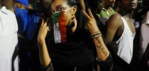 Sudanese women in protests