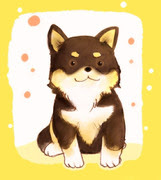 0以上 豆柴 イラスト かわいい Mantapoirasutogazo
