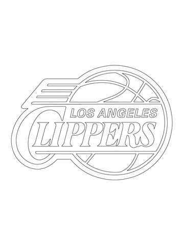 We have 14 free lakers vector logos, logo templates and icons. Los Angeles Clippers Logo Coloring Page Free Printable Coloring Pages