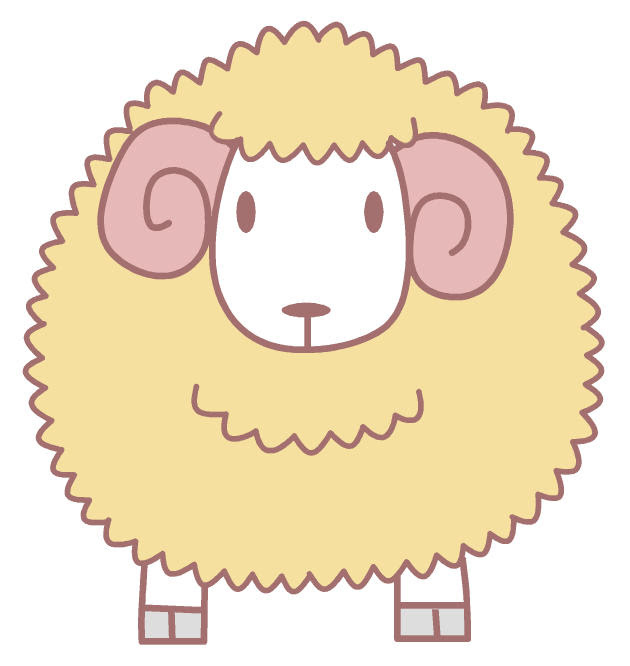上未 年賀状 イラスト 日本のイラスト