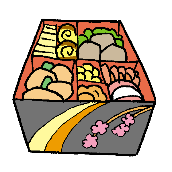 無料イラスト画像 最新のhdかわいい おせち イラスト 簡単
