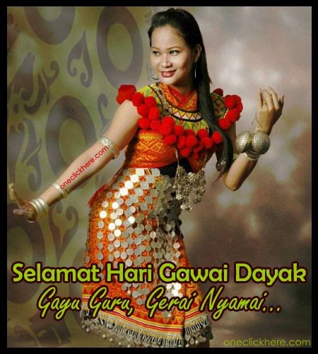 Ucapan Selamat Hari Gawai Bahasa Iban - UCAPANKU
