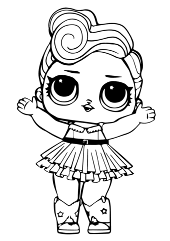 Train motor skills imagination, and patience of children, develop motor skills. Lol Doll Luxe Coloring Page Free Printable Coloring Pages