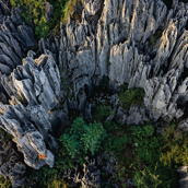 Stone Forest Aerial China