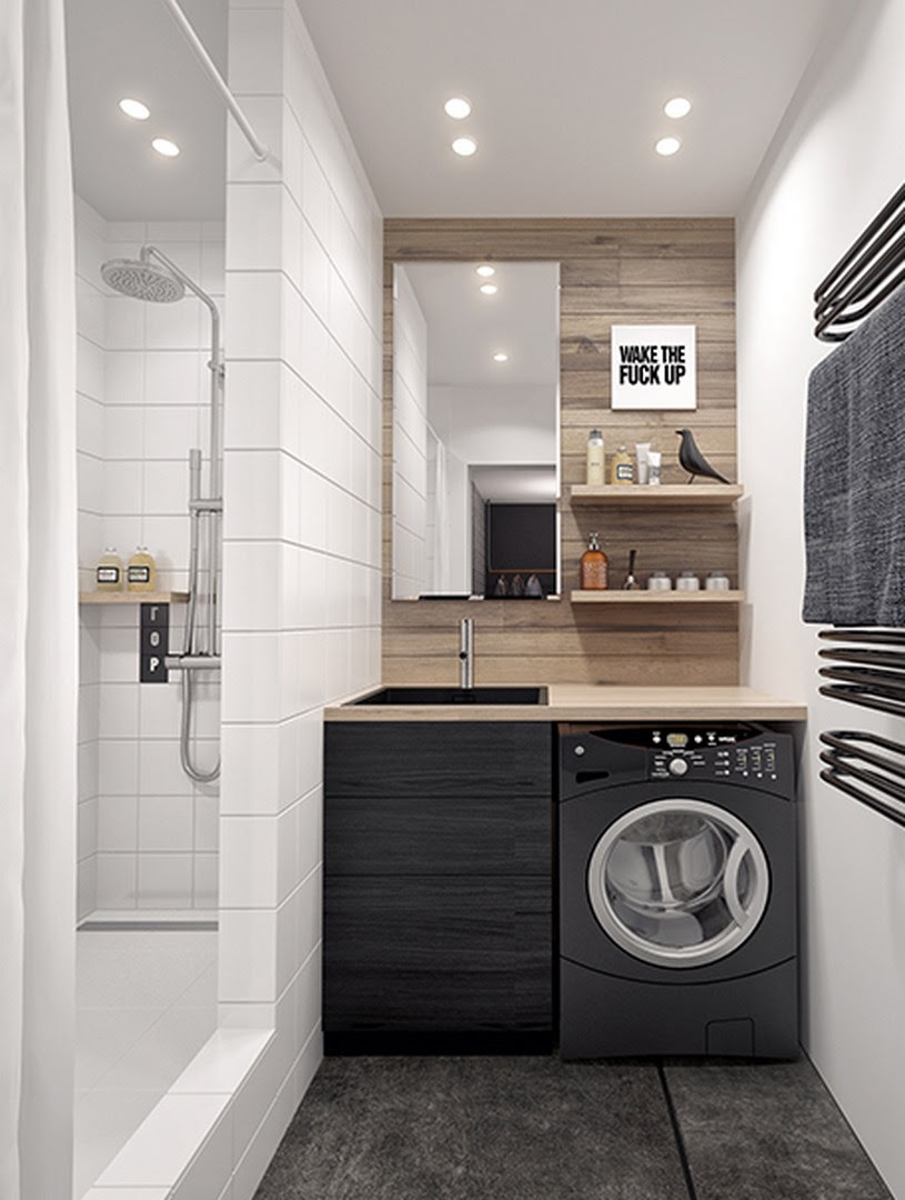 Cout salle de bain 4m2. Petite Salle De Bains 33 Idees Pour La Decorer Et L Amenager