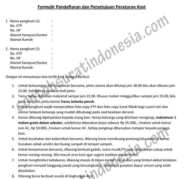 Contoh Gambar Formulir Pendaftaran - Contoh 0208