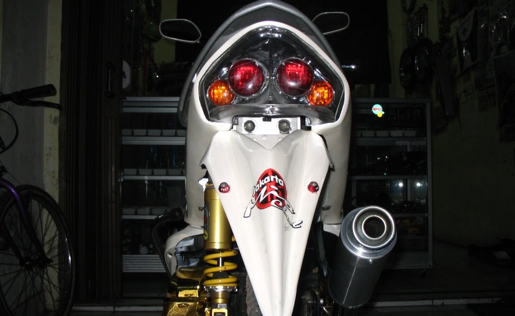  Modifikasi Lampu Belakang Mio Sporty Modifikasi Motor 