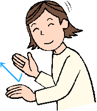 無料イラスト画像 元の手話 挨拶 イラスト