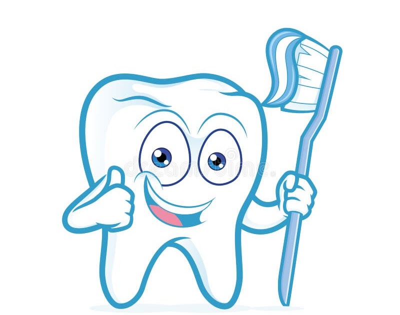 Tooth And Toothbrush Clipart
