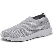 konhill Women's Comfortable Walking Shoes - Slip on Nursing Tennis Casual Work Sneakers