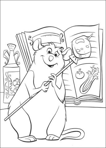 Download Ratatouille Desenho Para Colorir - Desenhos Para Pintar e Colorir