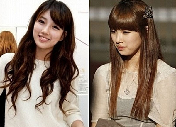 K news Member Girlband K Pop Rambut  Lurus  vs Keriting  