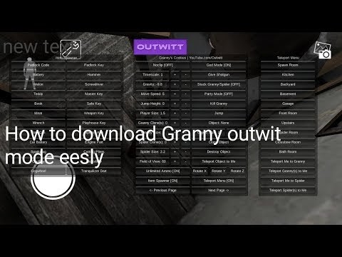 granny outwitt mod  granny mod apk  granny nullzerp mod  granny mod