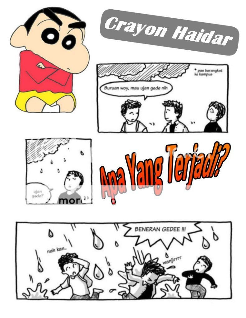 Kumpulan Gambar Kata Hujan Lucu Terbaru