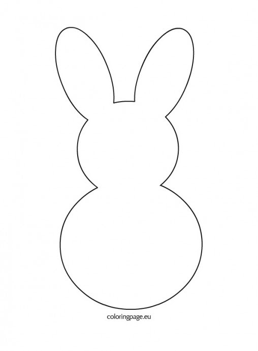The first of the blank free easter bunny letter printables is the same design as the first template but (you guessed it) without the words. Free Rabbit Template Download Free Rabbit Template Png Images Free Cliparts On Clipart Library