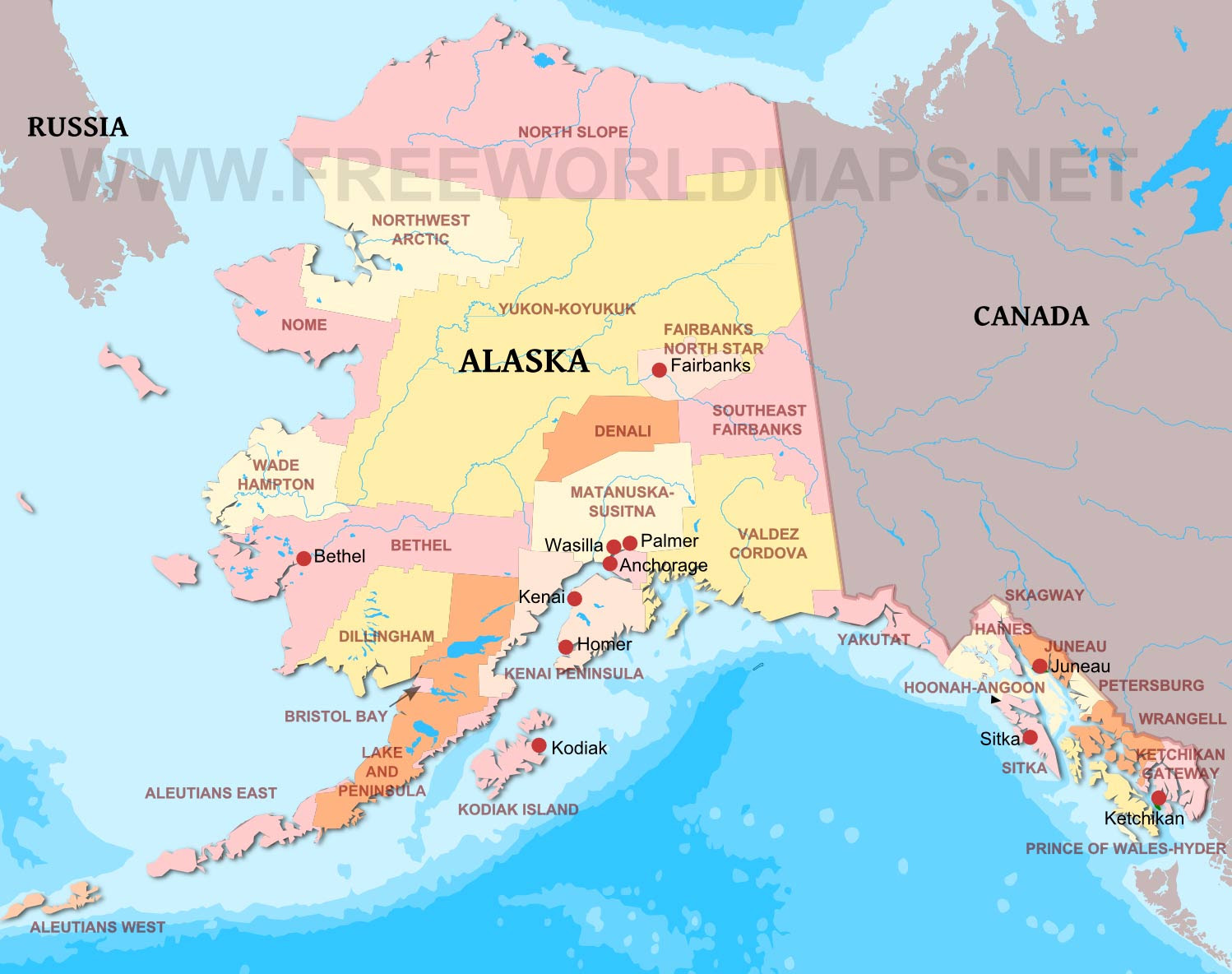 Mt Mckinley On Us Map