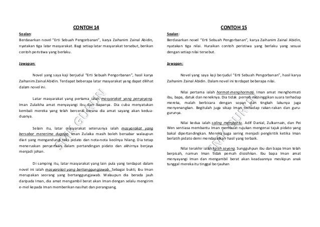 Contoh Jawapan Novel Tirani - Escuelainfantilheidiland