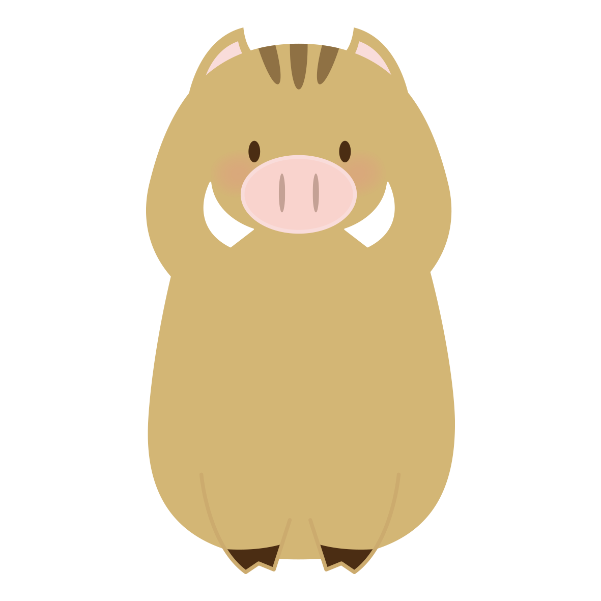 ユニークかっこいい かわいい イノシシ イラスト 最高の動物画像