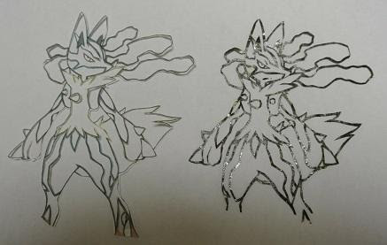 75 ルカリオ ポケモン 塗り絵 子供のためだけに着色