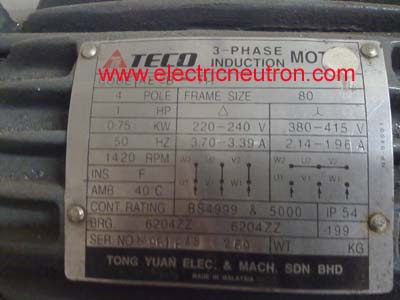 The first step is to figure out the voltage of your phases. Dual Voltage Motor Electrical Engineering Centre