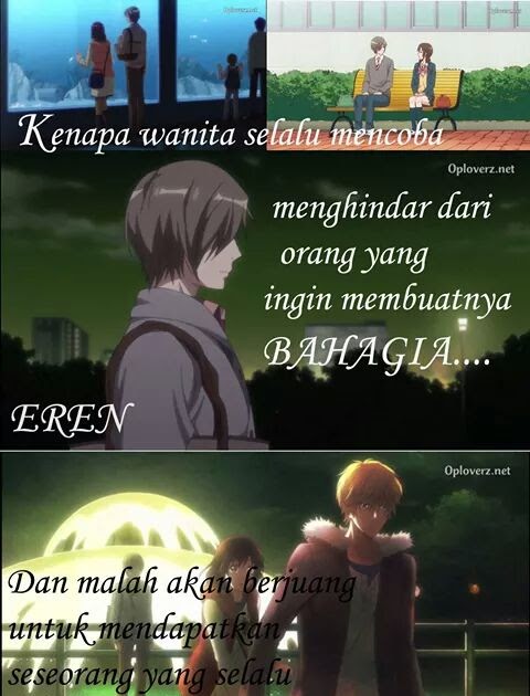 Get Quotes Anime Sedih Cinta Background 1600x1000 Full HD - best