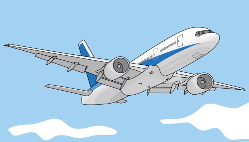 かわいいディズニー画像 最高手書き 飛行機 イラスト 右向き