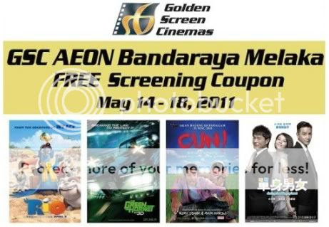 Gsc Aeon Malacca Free Screening Coupon For Everyone 14th 18th May Tekkaus Lifestyle Gadget Food Travel