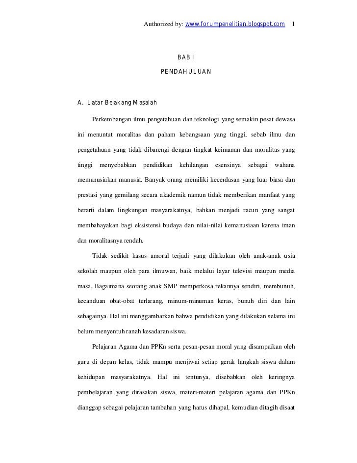 Contoh Proposal Disertasi Doktor - Contoh Tempo