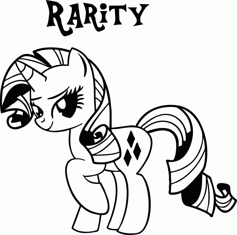 Also check out our other cartoon coloring pages with a variety of drawings to print and paint. Free Coloring Page For My Little Pony Rarity Download Free Coloring Page For My Little Pony Rarity Png Images Free Cliparts On Clipart Library