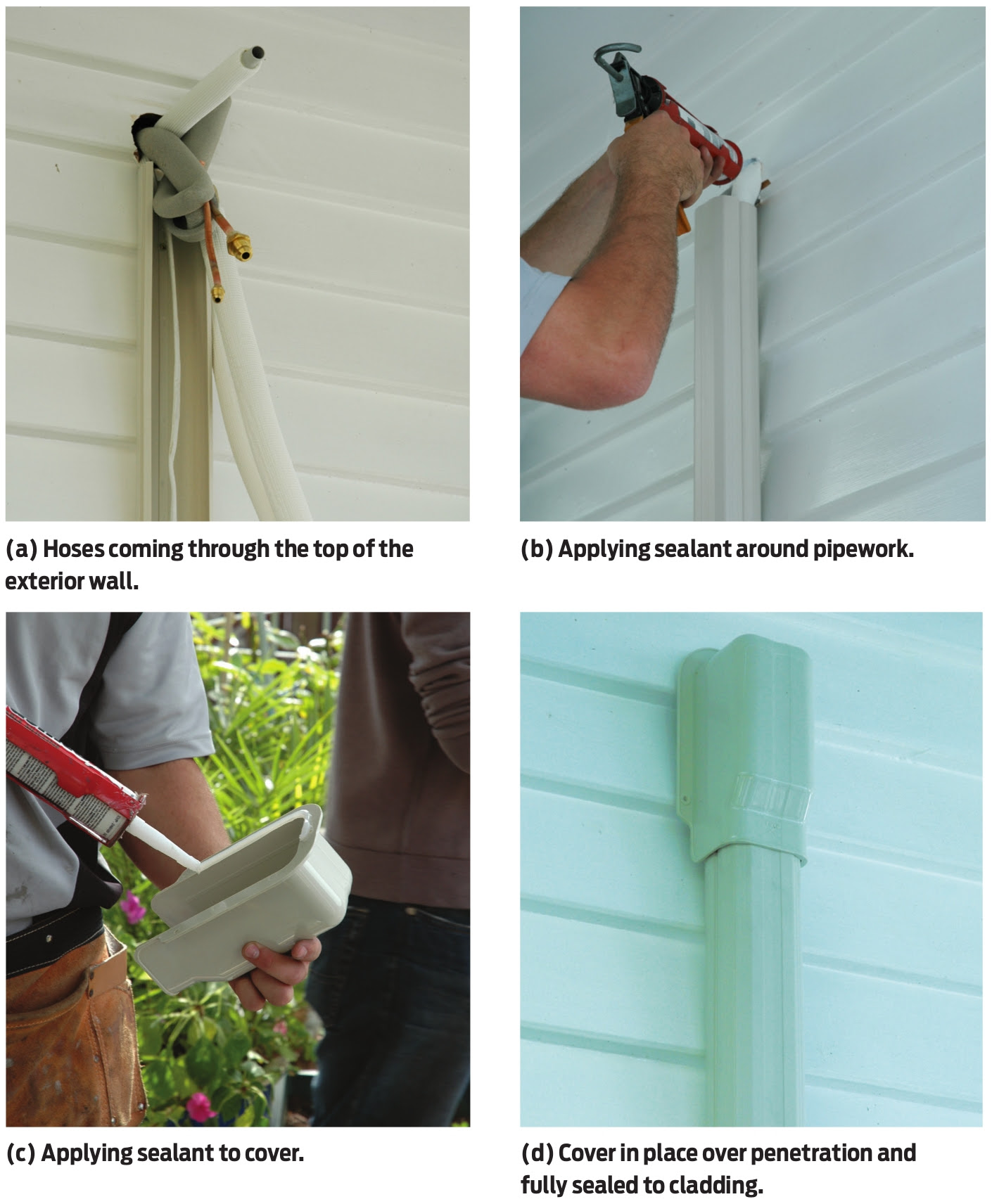 You will first need to drill a hole in your wall using the right size of drill bit. Penetrations Through Existing Walls Branz Build