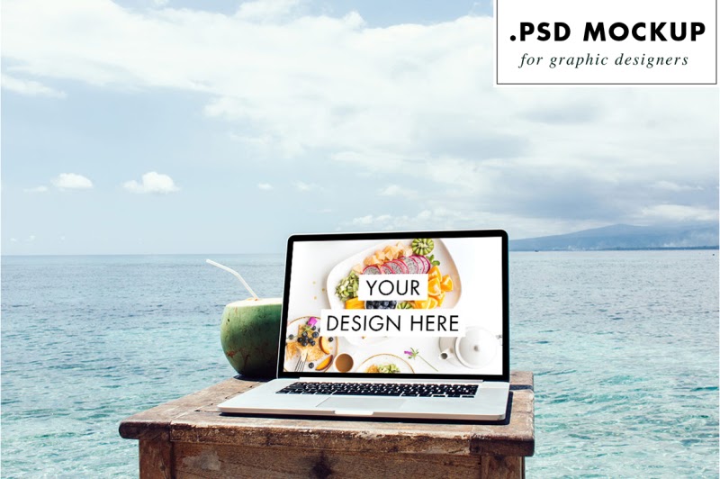 Download Download Digital Nomad Beach website mockup PSD Mockup ...