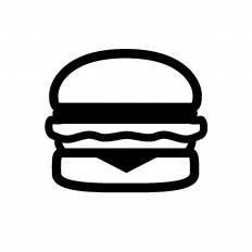 これまでで最高のハンバーガー イラスト フリー 美しい花の画像