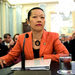 T. Bella Dinh-Zarr of the National Transportation Safety Board, testified Wednesday before a Senate panel investigating the May 12 train derailment.