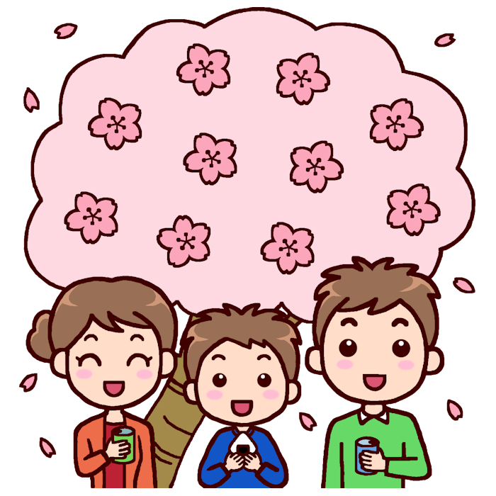 最も共有された お花見イラスト お花見イラスト簡単