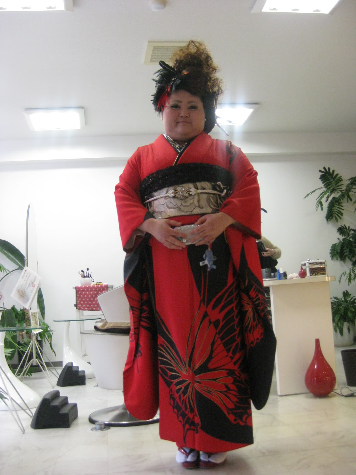 振袖 髪型 パーマ 美しい髪