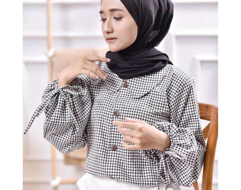 Atasan Blouse Wanita Hijab : Jual Malala Hijab Atasan