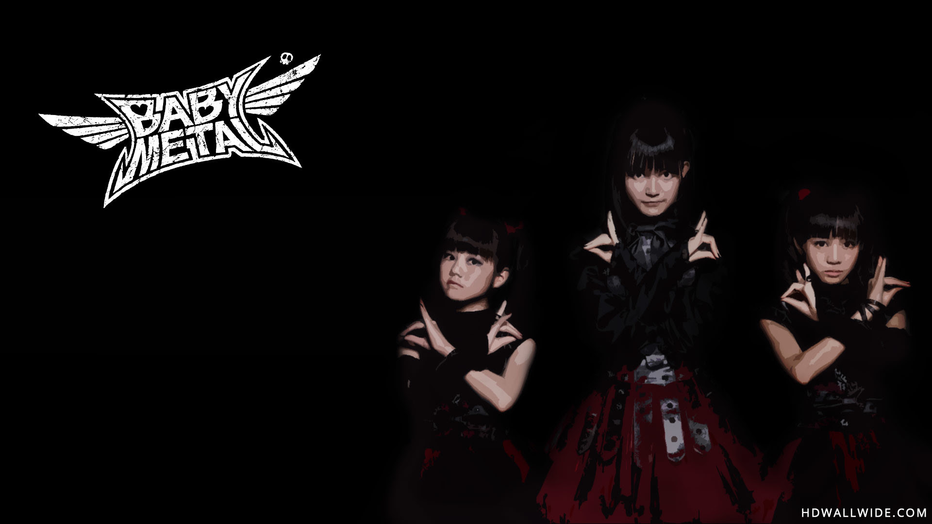ロイヤリティフリー Babymetal Metal Galaxy Wallpaper さかななみ
