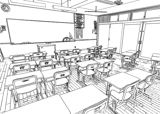 印刷 学校 教室 イラスト 0750 学校 教室 イラスト Saikonomuryogazorate