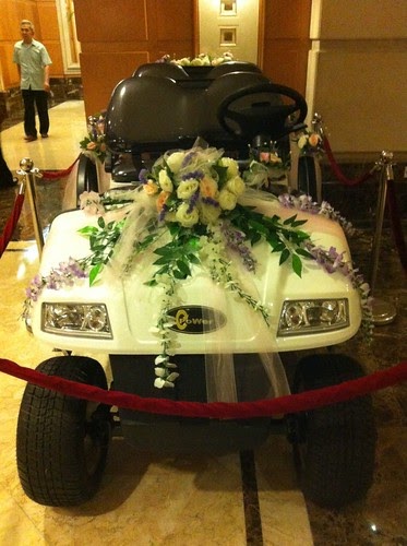 MY Blog: Golf Cart Wedding Car - Sunway Putra Hotel