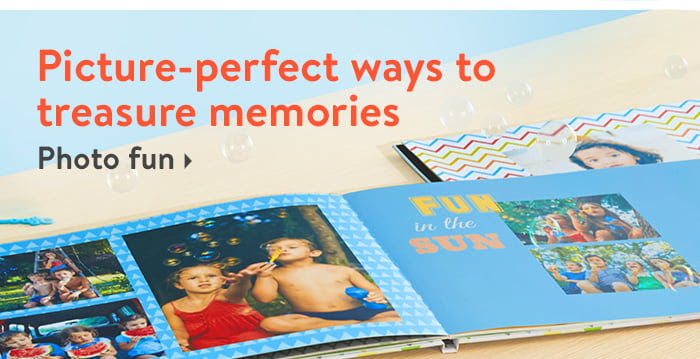 Memorialize your trip with photo treasures