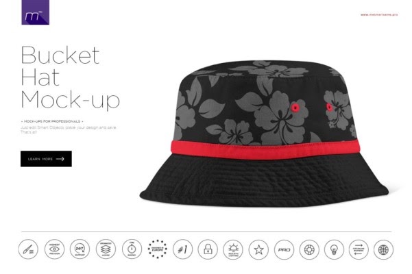 Download Bucket Hat Mockup - All free Mockups. Magazines & Books, iPhone, iPad, MacBook, iMac, Packaging ...