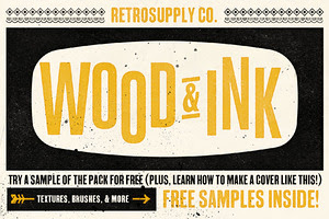 Wood & Ink | Texture Pack [FREEBIES]