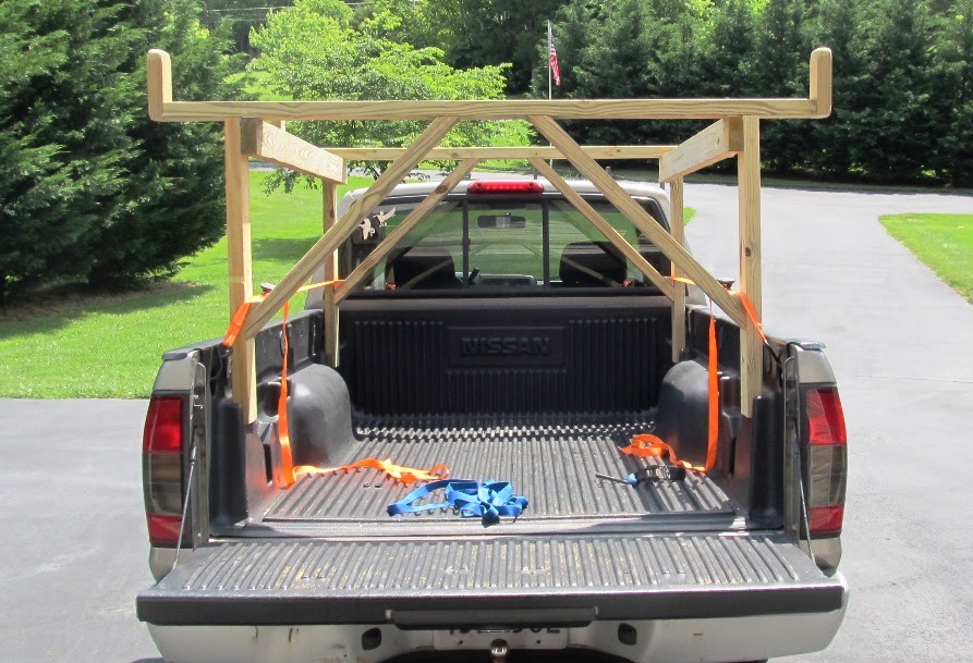 Boreno: Blog Homemade kayak rack for truck bed