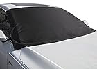 OxGord Windshield Snow Cover Ice Removal Wiper Visor Protector All Weather Winter Summer Auto Sun Shade for Cars Trucks Vans and SUVs Stop Scraping with a Brush or Shovel