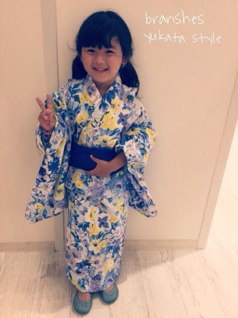 エレガント子供 浴衣 イオン かわいい子供たちの画像