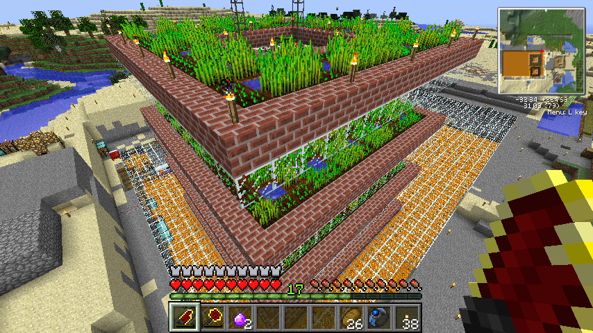 最高のマインクラフト 上マイクラ 農場 屋根